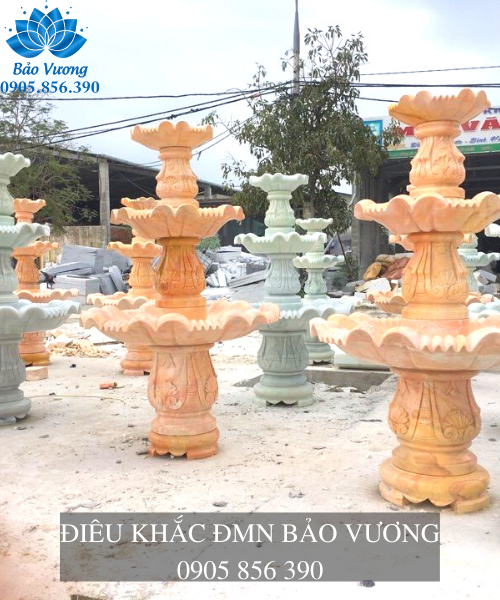 Đài phun nước bằng đá - 015