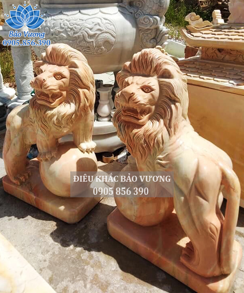 Tượng đá sư tử - 020